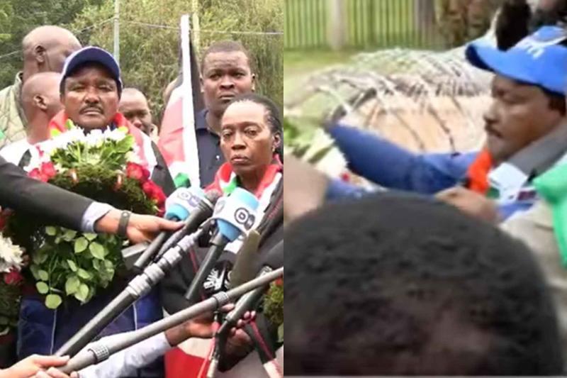 Photocollage of Kalonzo Musyoka and Martha Karua.